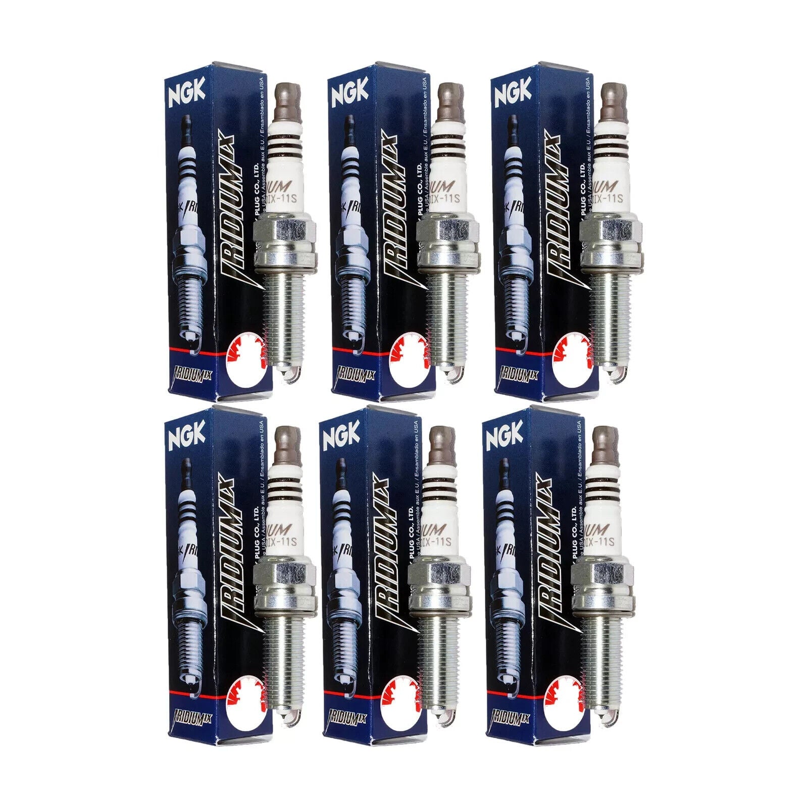 NGK LKR7DIX-11S 93175 Spark Plugs Kit Iridium IX (6PCS)