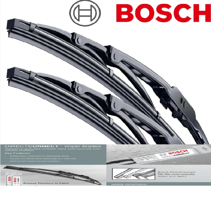 Set Of 2 Bosch Wiper Blades Direct Connect 40524 & 40518 (24