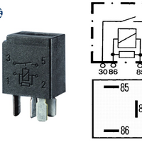 Hella Multi Purpose Relay 933766111 for Mercedes