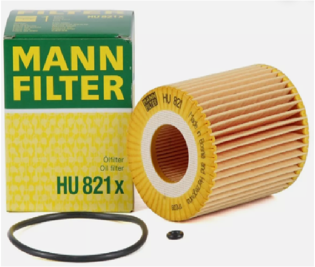 Mann Pair Engine Oil Filters HU821x For Mercedes