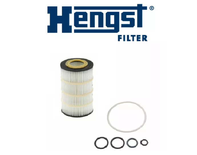 Engine Oil Filter Kit HENGST Polyester Filter HENGST E11H02D155.