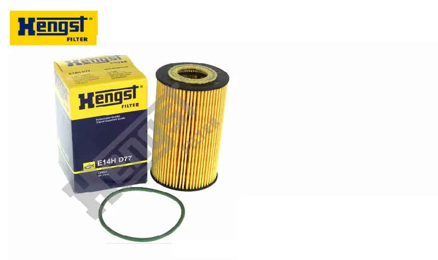 Engine Oil Filter Hengst E14HD77.