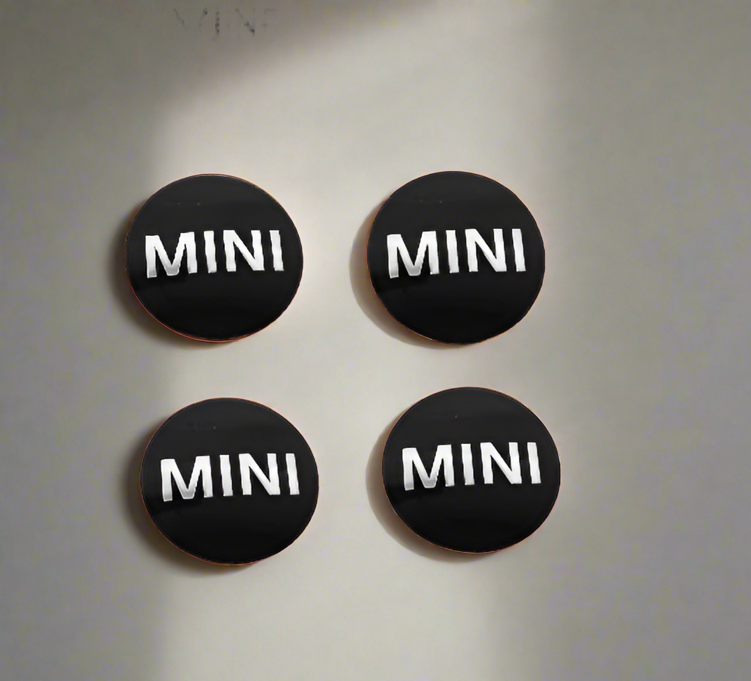 Mini Cooper Wheel Center Cap Emblem Sticker 36136758687 Set of 4