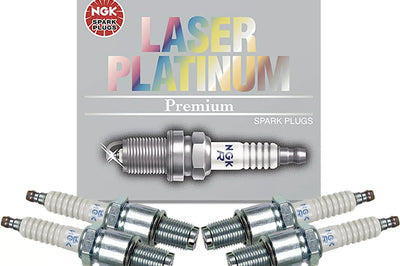 NGK Laser Platinum Spark Plugs 5255 BUR9EQP(Set Of 4)