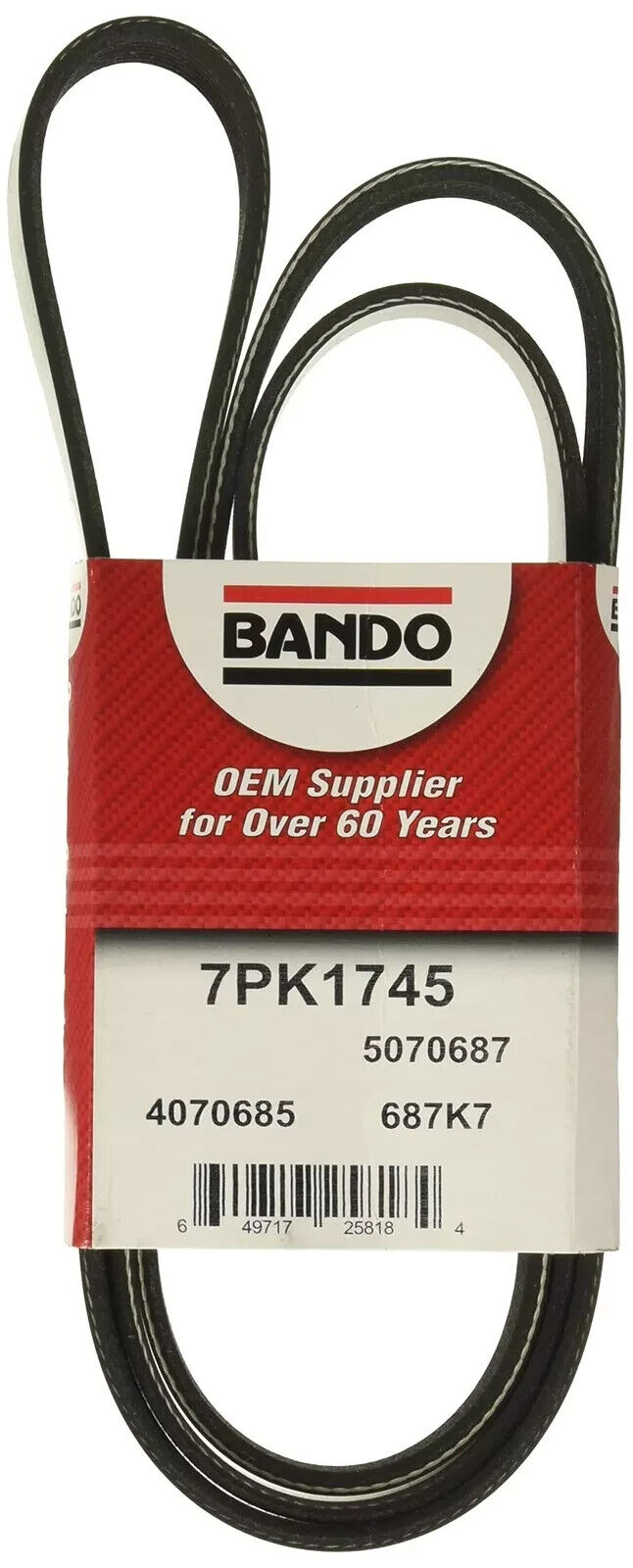 NEW Bando 7PK1745 OEM Quality Serpentine Belt