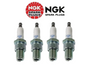 NGK Standard Resistor OEM Performance Power Spark Plugs 4PSC BPR6ES(7131)