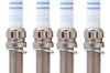 Set of 4 Bosch OE Fine Wire Double Platinum Spark Plugs For BMW.