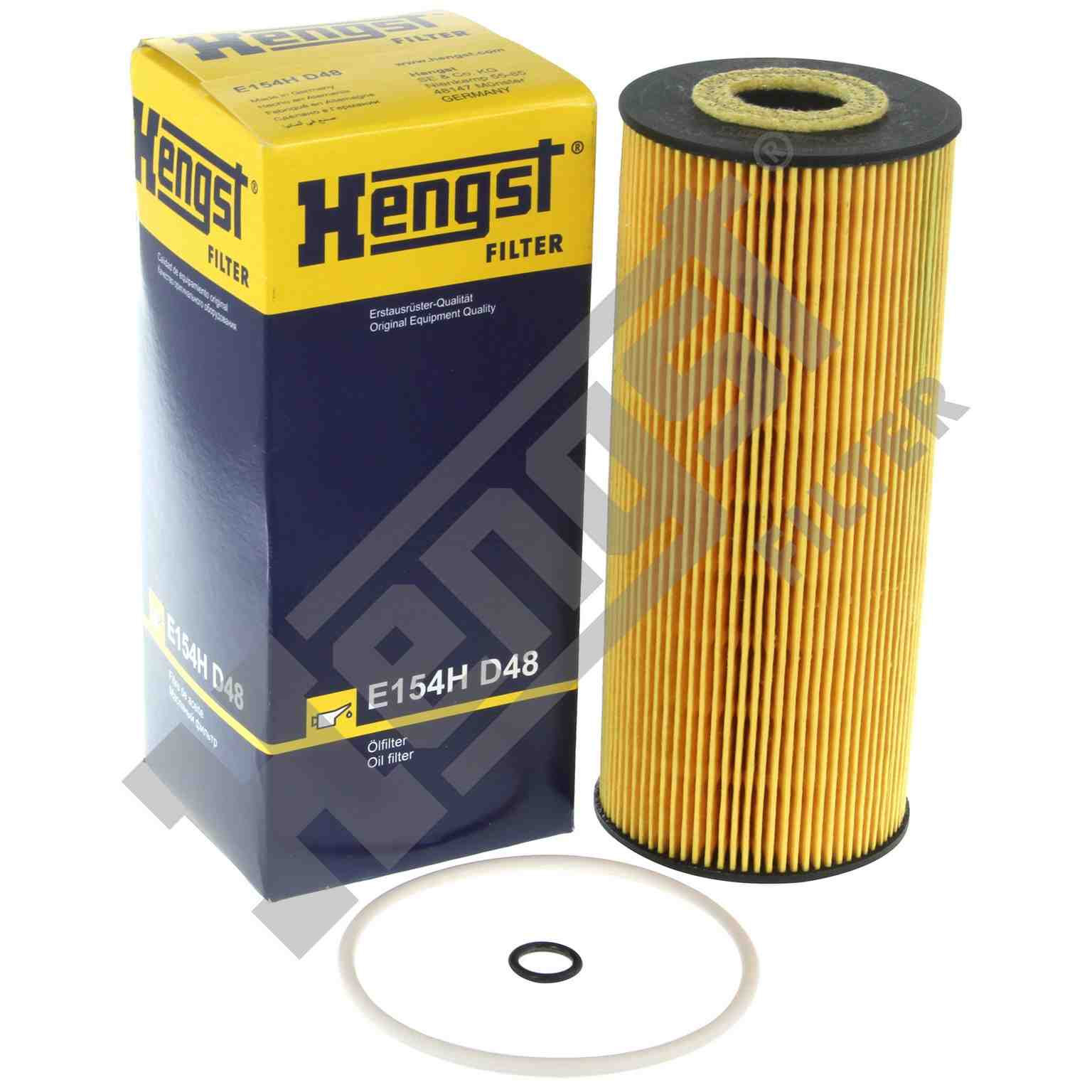 Diesel Engine Oil Filter Hengst E154HD48 For Volkswagen