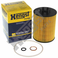 Engine Oil Filter Hengst E203HD67 For BMW