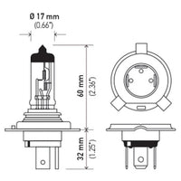 Porsche Bulb H4 12V-55/100W HELLA H83140141