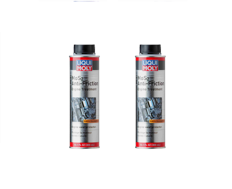 Set Of 2 Liqui Moly MoS2 Anti Friction Treatment 300 ml Engine Oil Additive.