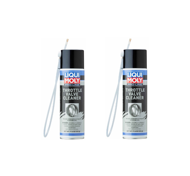 Set Of 2 Liqui Moly Pro-Line Throttle Valve Cleaner 400ml.