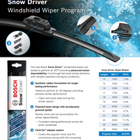 Bosch Snow Driver Wiper Blade 24SD (24