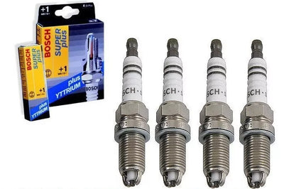 Set Of 4 Bosch Nickel with Copper-Core Spark Plug.