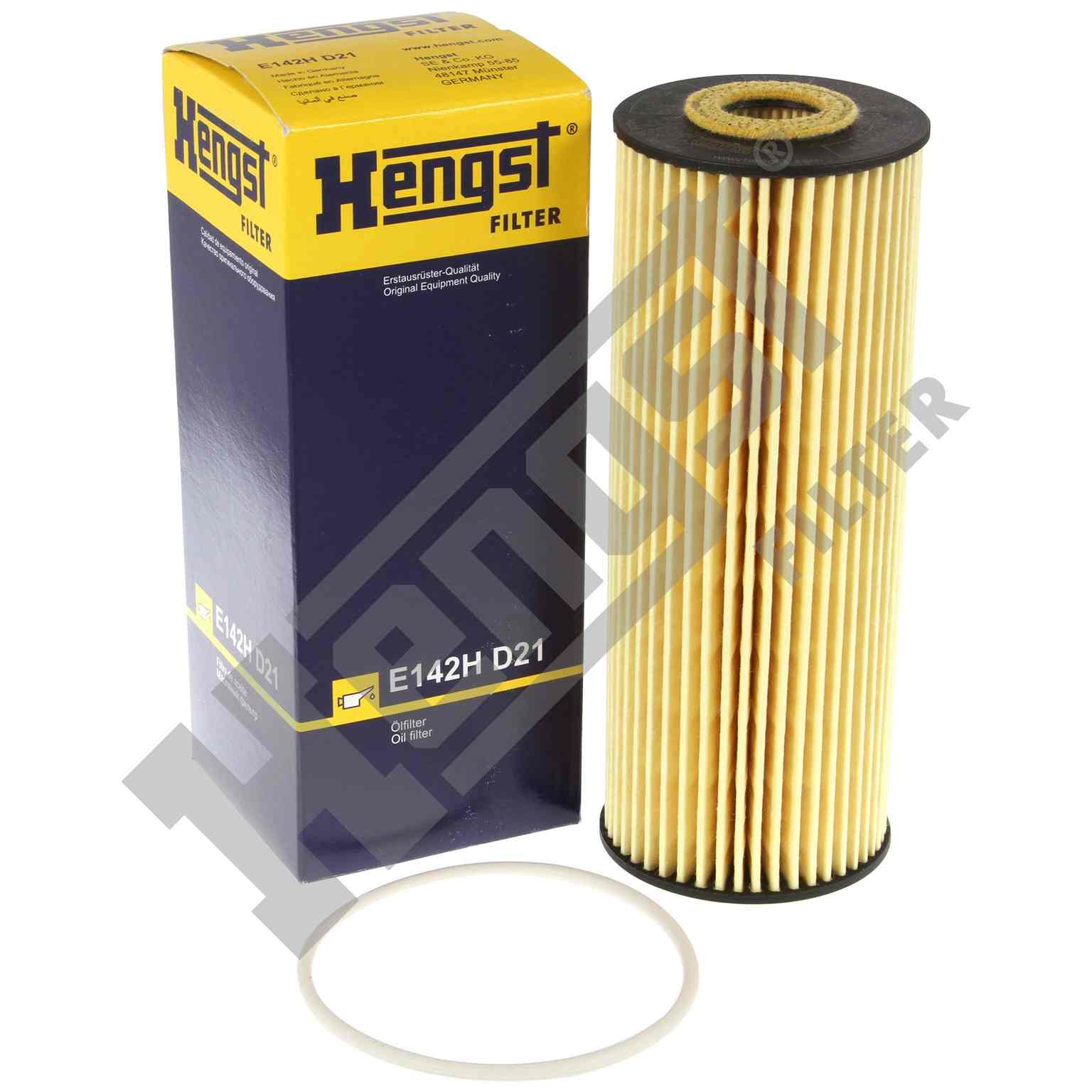 Engine Oil Filter Kit Hengst E142HD21 For Mercedes. - Universal Flash Supply
