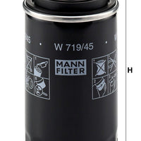 MANN Oil FIlter W719/45 OEM For Audi / Volkswagen