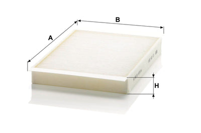 Cabin Air Filter OEM CU26009 For Audi / VW