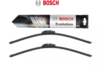 Set of 2 BOSCH EVOLUTION Beam Wiper Blade 4826 & 4822 (26" & 22") - Universal Flash Supply