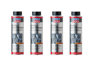 Set Of 4 Liqui Moly MoS2 Anti Friction Treatment 300 ml Engine Oil Additive. - Universal Flash Supply